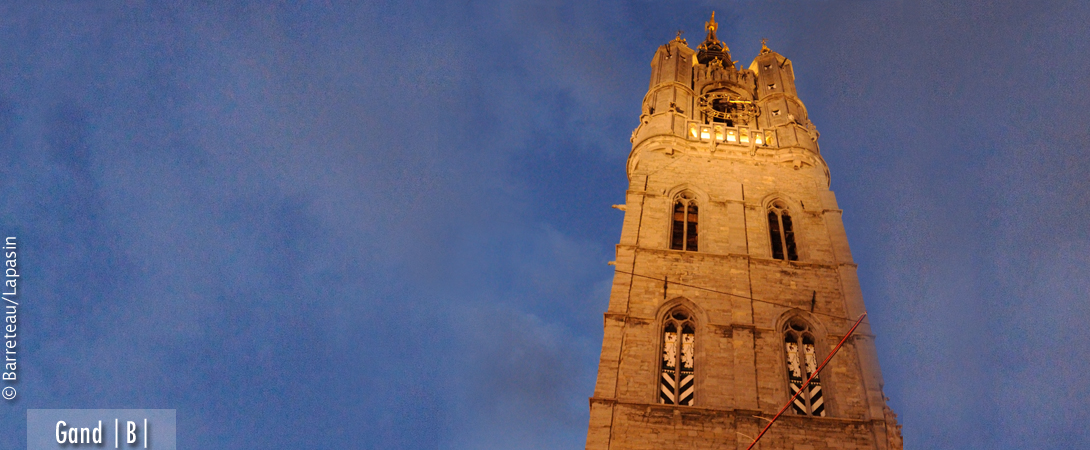 L'église Saint Nicolas/Sint-Niklaaskerk à Gand/Gent en Flandre en Belgique.