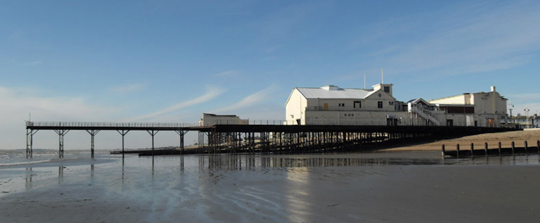 The Pier à Bognor Regis, paisible station balnéaire du Sussex au Royaume-Uni.