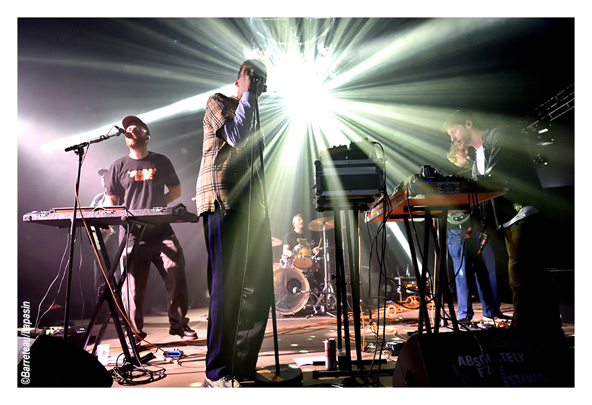 ADULT DVD le 1er août 2025 pendant l'Absolutely Free Festival à Genk en Belgique.