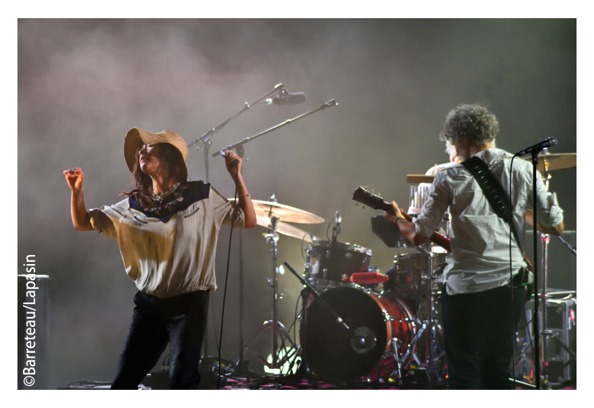 Les photos de BLONDE REDHEAD en concert le 20/08/2018 à l' Openlucht Theater Rivierenhof à Anvers/Antwerpen en Belgique.