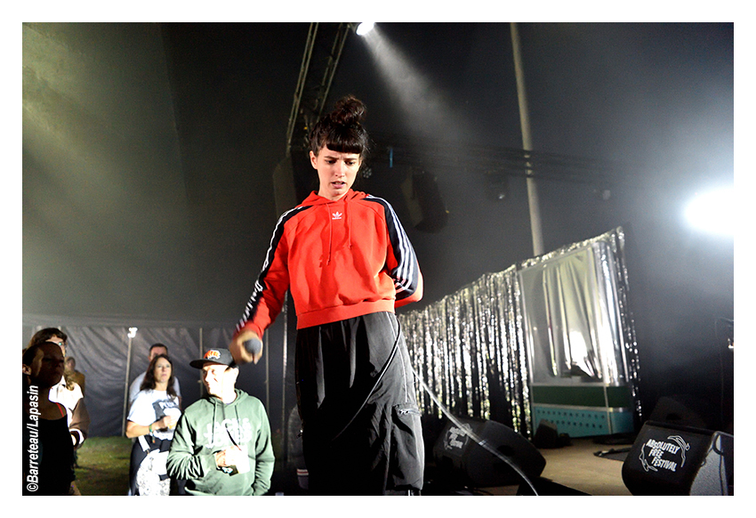 DAME AREA le 1er août 2025 pendant l'Absolutely Free Festival à Genk en Belgique.