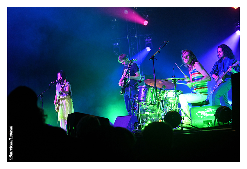 DEERHOOF le 1er août 2025 pendant l'Absolutely Free Festival à Genk en Belgique.