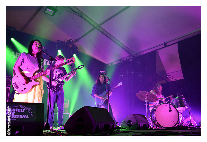 DEERHOOF le 1er août 2025 pendant l'Absolutely Free Festival à Genk en Belgique.