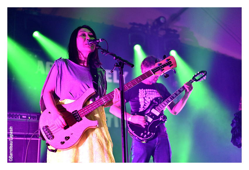 DEERHOOF le 1er août 2025 pendant l'Absolutely Free Festival à Genk en Belgique.