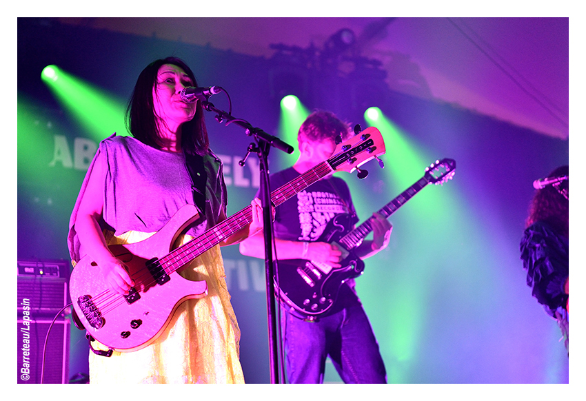 DEERHOOF le 1er août 2025 pendant l'Absolutely Free Festival à Genk en Belgique.