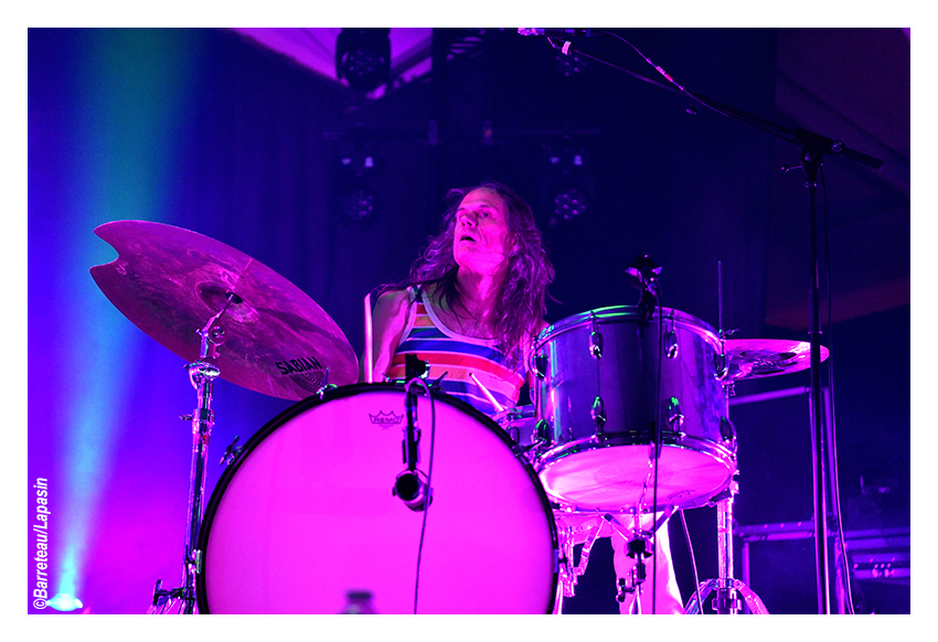 DEERHOOF le 1er août 2025 pendant l'Absolutely Free Festival à Genk en Belgique.