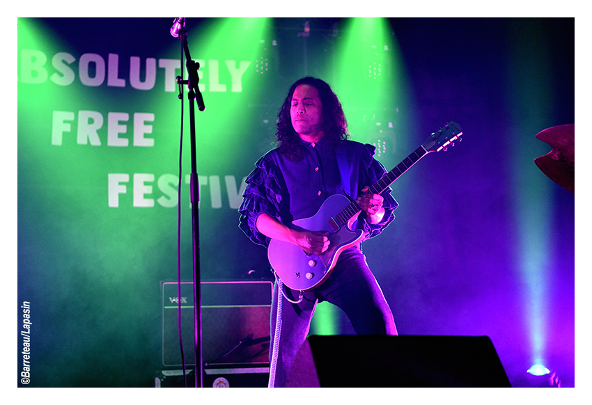 DEERHOOF le 1er août 2025 pendant l'Absolutely Free Festival à Genk en Belgique.