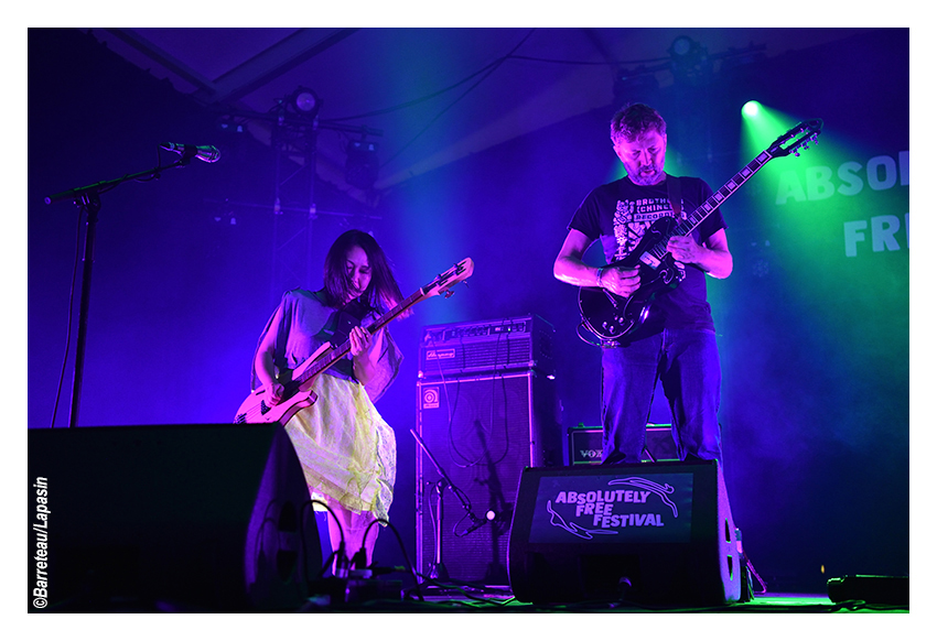 DEERHOOF le 1er août 2025 pendant l'Absolutely Free Festival à Genk en Belgique.