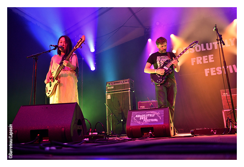 DEERHOOF le 1er août 2025 pendant l'Absolutely Free Festival à Genk en Belgique.