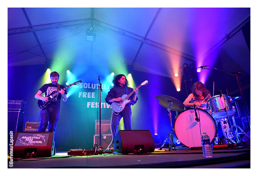 DEERHOOF le 1er août 2025 pendant l'Absolutely Free Festival à Genk en Belgique.