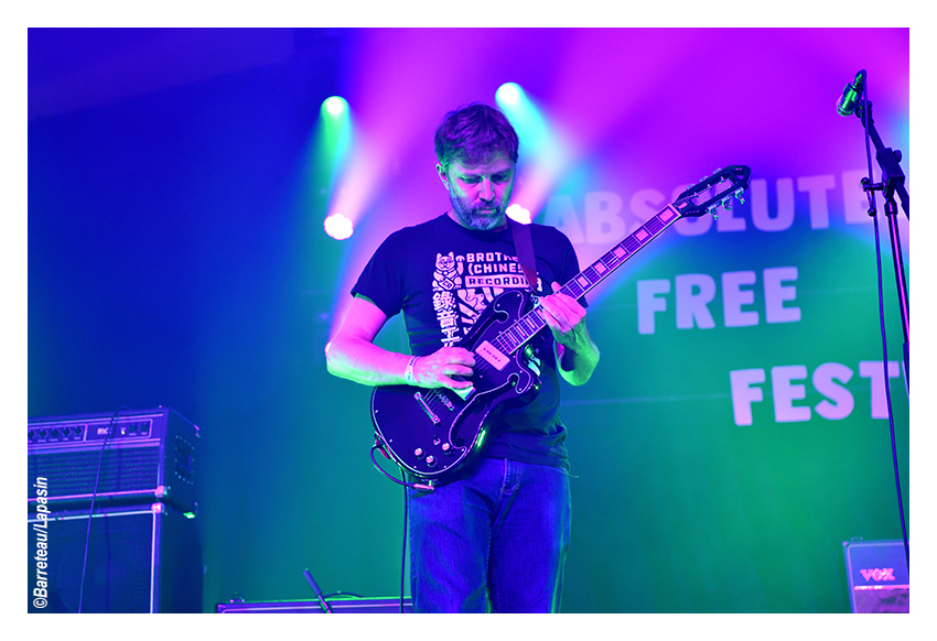 DEERHOOF le 1er août 2025 pendant l'Absolutely Free Festival à Genk en Belgique.