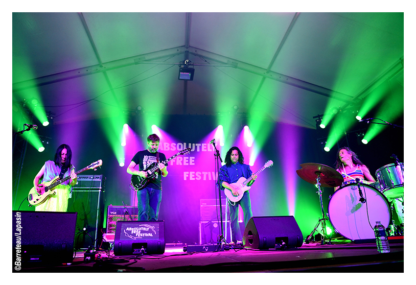 DEERHOOF le 1er août 2025 pendant l'Absolutely Free Festival à Genk en Belgique.