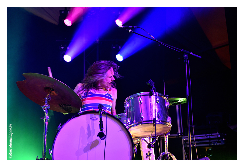 DEERHOOF le 1er août 2025 pendant l'Absolutely Free Festival à Genk en Belgique.