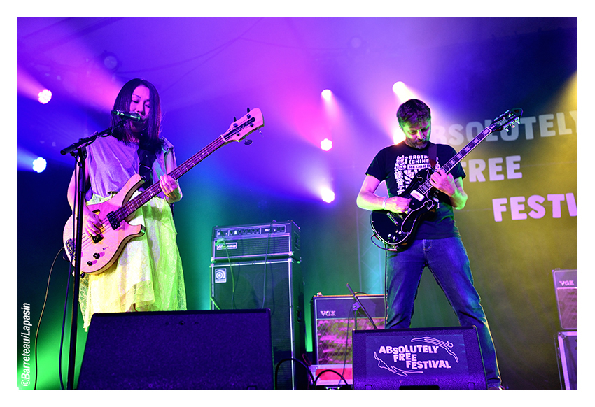 DEERHOOF le 1er août 2025 pendant l'Absolutely Free Festival à Genk en Belgique.