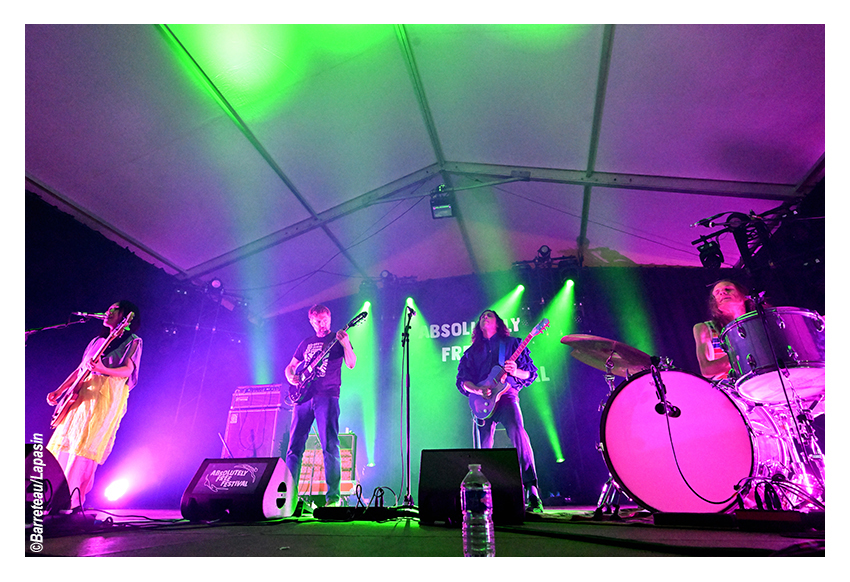 DEERHOOF le 1er août 2025 pendant l'Absolutely Free Festival à Genk en Belgique.