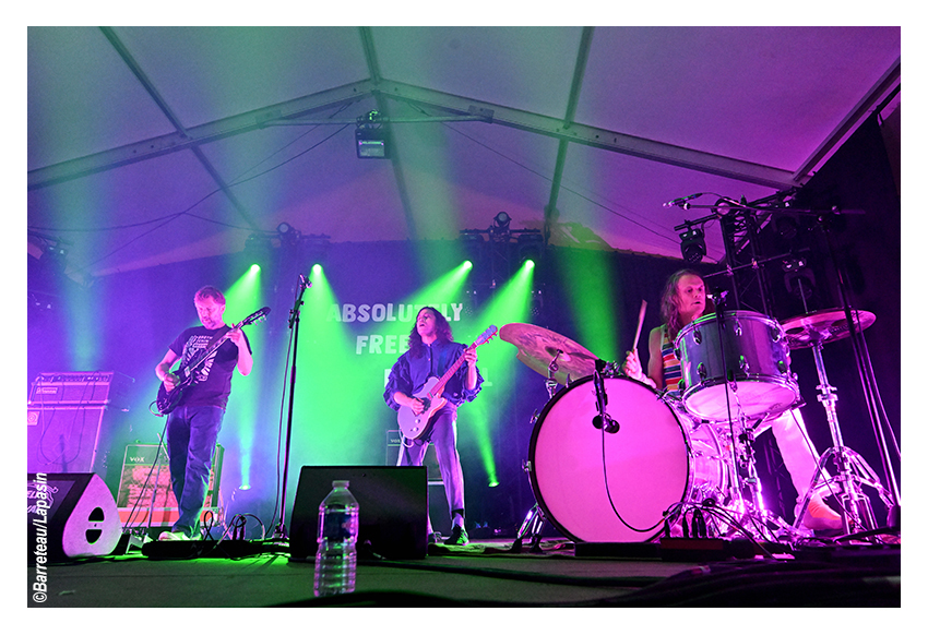 DEERHOOF le 1er août 2025 pendant l'Absolutely Free Festival à Genk en Belgique.