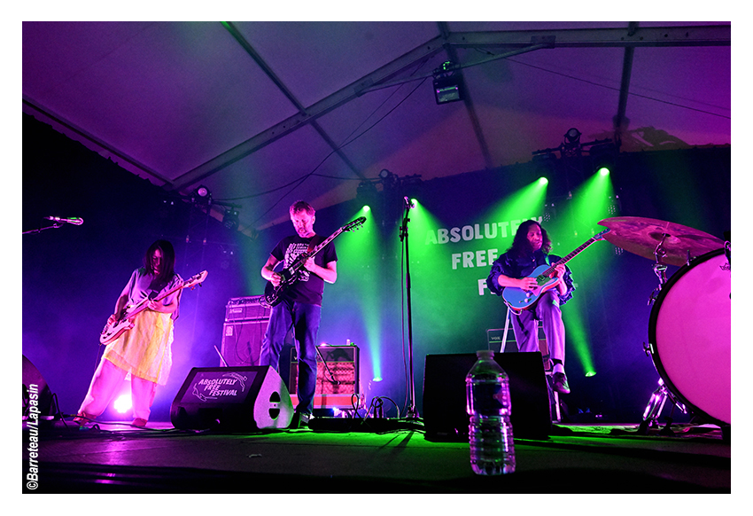 DEERHOOF le 1er août 2025 pendant l'Absolutely Free Festival à Genk en Belgique.