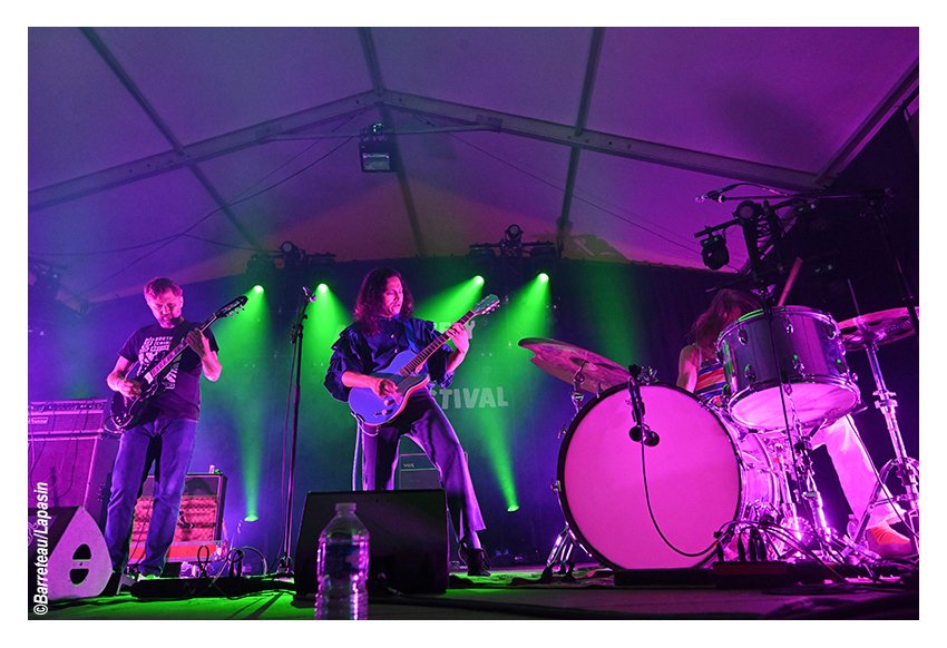 DEERHOOF le 1er août 2025 pendant l'Absolutely Free Festival à Genk en Belgique.