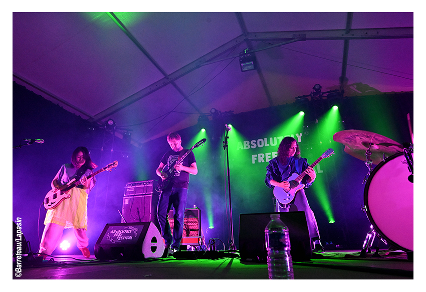 DEERHOOF le 1er août 2025 pendant l'Absolutely Free Festival à Genk en Belgique.