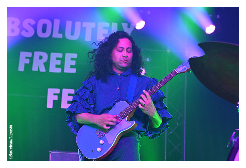 DEERHOOF le 1er août 2025 pendant l'Absolutely Free Festival à Genk en Belgique.