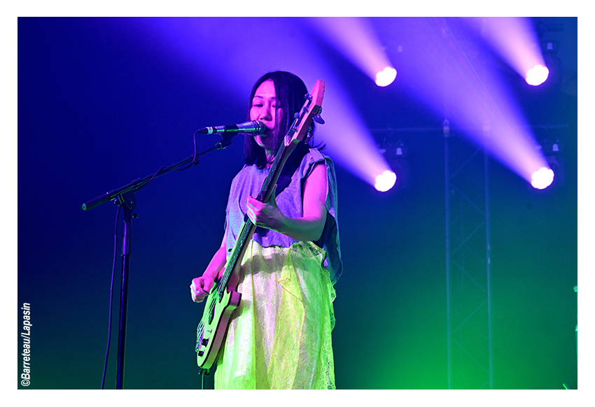 DEERHOOF le 1er août 2025 pendant l'Absolutely Free Festival à Genk en Belgique.
