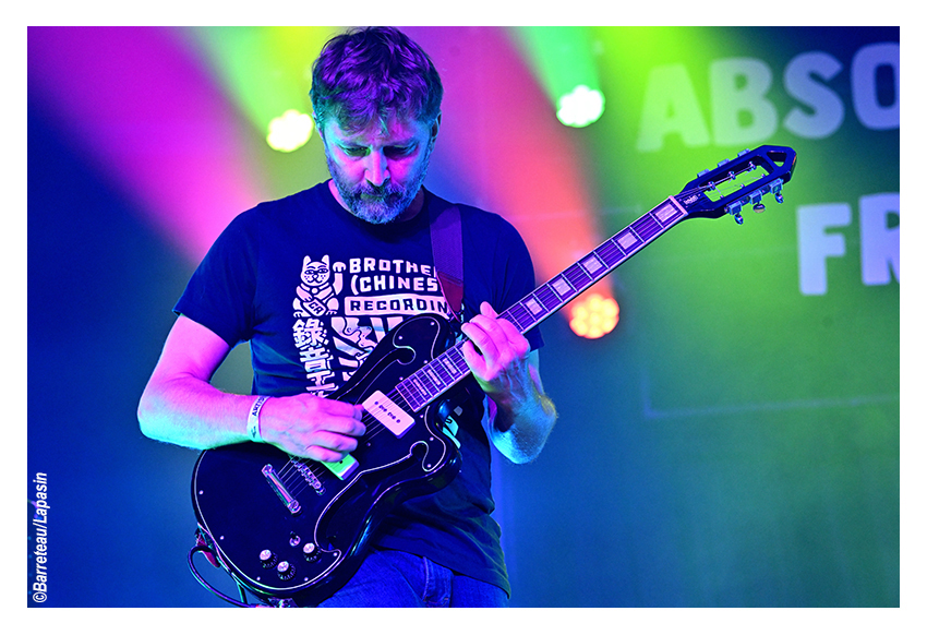 DEERHOOF le 1er août 2025 pendant l'Absolutely Free Festival à Genk en Belgique.