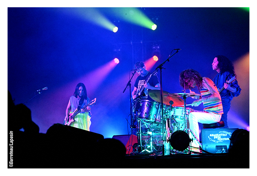 DEERHOOF le 1er août 2025 pendant l'Absolutely Free Festival à Genk en Belgique.