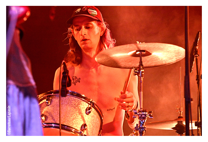 LEATHER.HEADle 02 août 2025 pendant l'Absolutely Free Festival à Genk en Belgique.