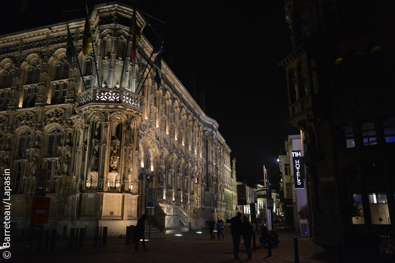 Quelques photos de Gand/Gent la nuit.