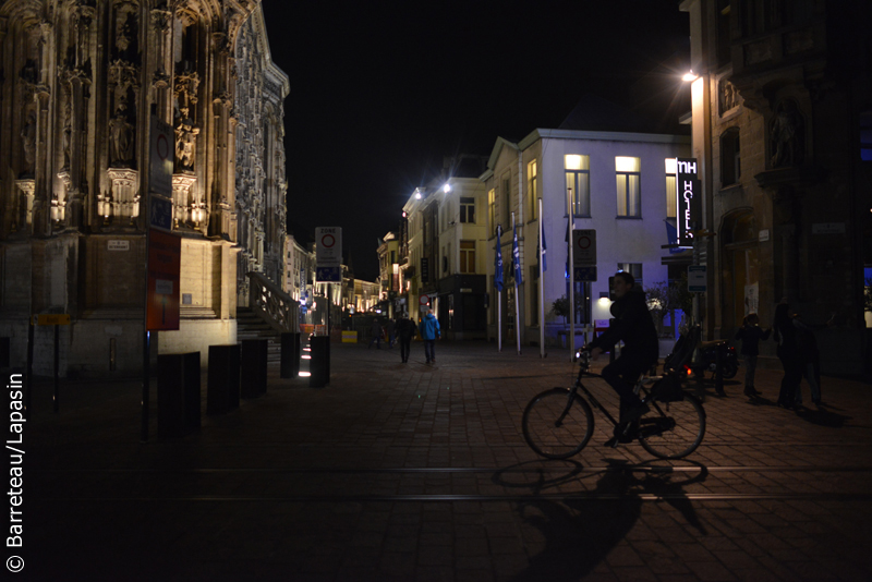 Quelques photos de Gand/Gent la nuit.