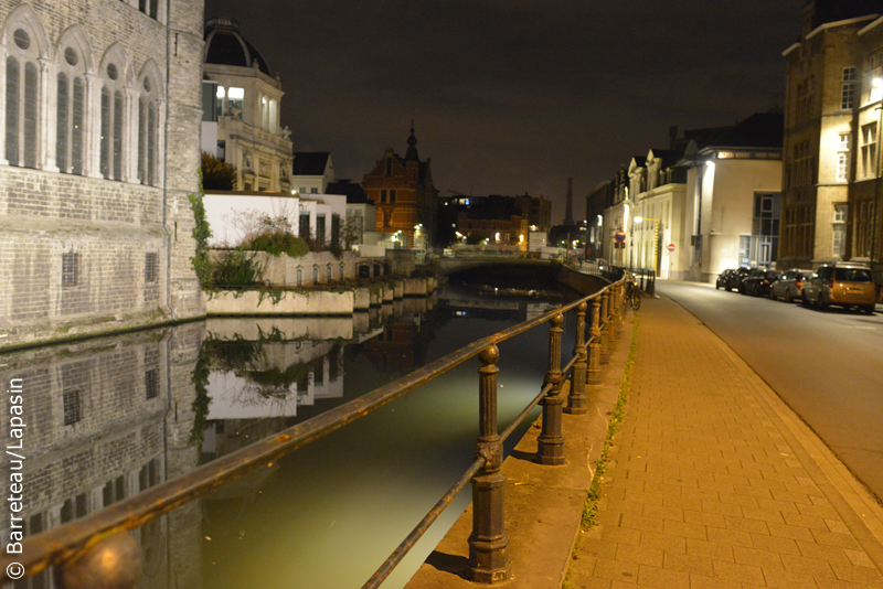 Quelques photos de Gand/Gent la nuit.