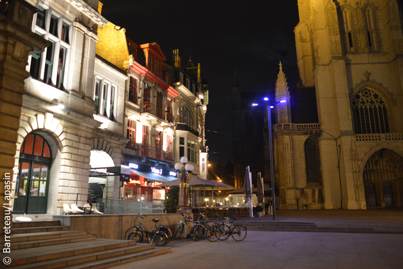 Quelques photos de Gand/Gent la nuit.