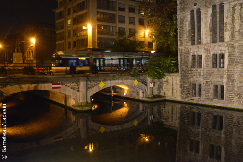 Quelques photos de Gand/Gent la nuit.