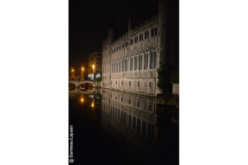 Quelques photos de Gand/Gent la nuit.