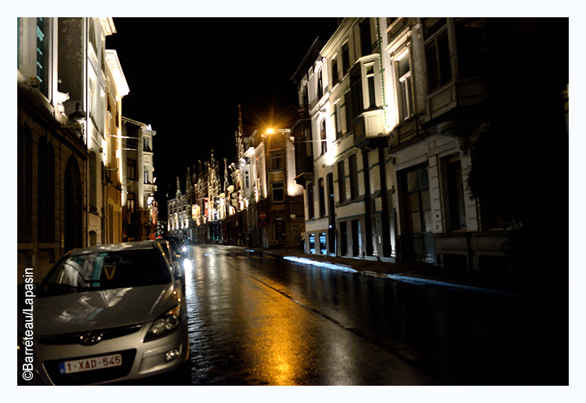 Quelques photos de Gand/Gent la nuit.