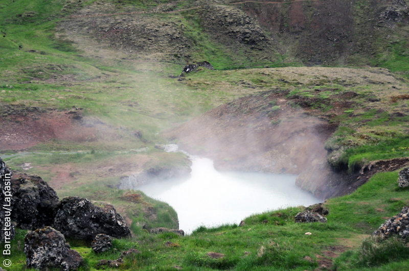 Les photos de Reykjadalur, la rivière d'eau chaude, en Islande.