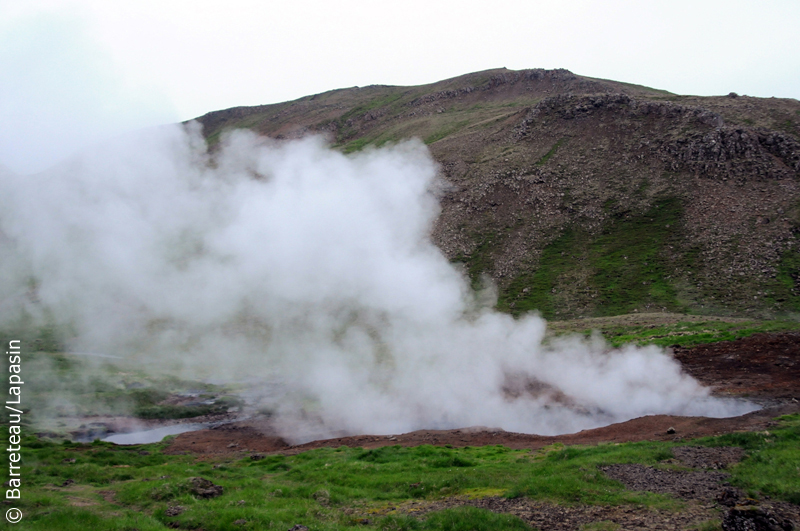 Les photos de Reykjadalur, la rivière d'eau chaude, en Islande.