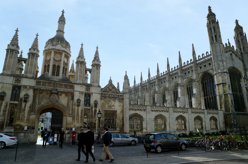 Les photos d'une balade dans le quartier de la salle The Cambridge Corn Exchange à Cambridge au Royaume-Uni.