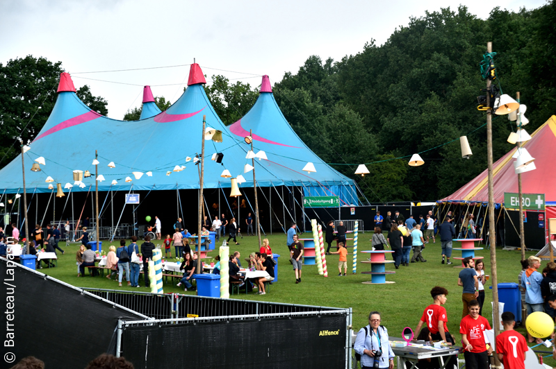 L'atmosphère de l'Absolutely Free Festival le 5 août 2017 à Genk en Belgique.
