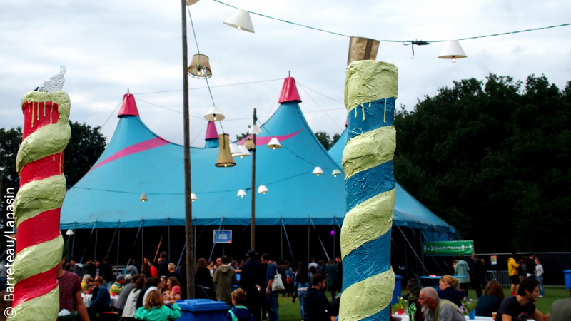 L'atmosphère de l'Absolutely Free Festival le 5 août 2017 à Genk en Belgique.