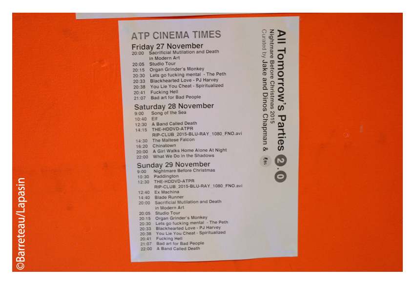 L'atmosphère du 27/11/2015 aux ATP UK