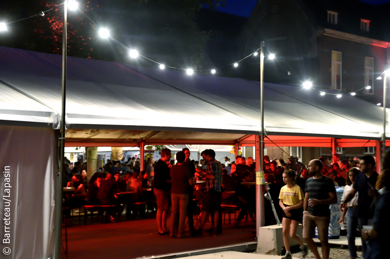 L'atmosphère au Micro Festival le 1er août 2019 à Liège/Luik  en Belgique.