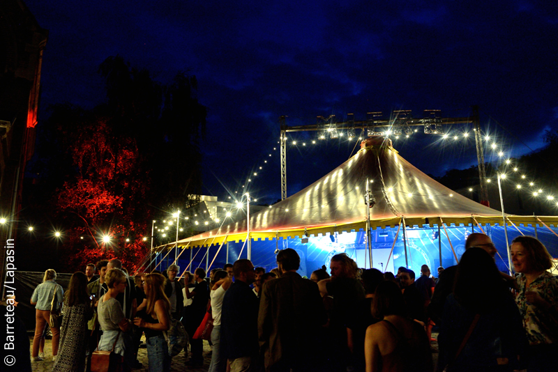 L'atmosphère au Micro Festival le 1er août 2019 à Liège/Luik  en Belgique.