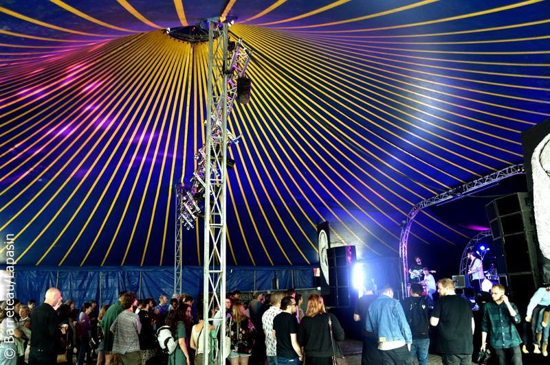 L'atmosphère au Micro Festival le 2 août 2019 à Liège/Luik  en Belgique.