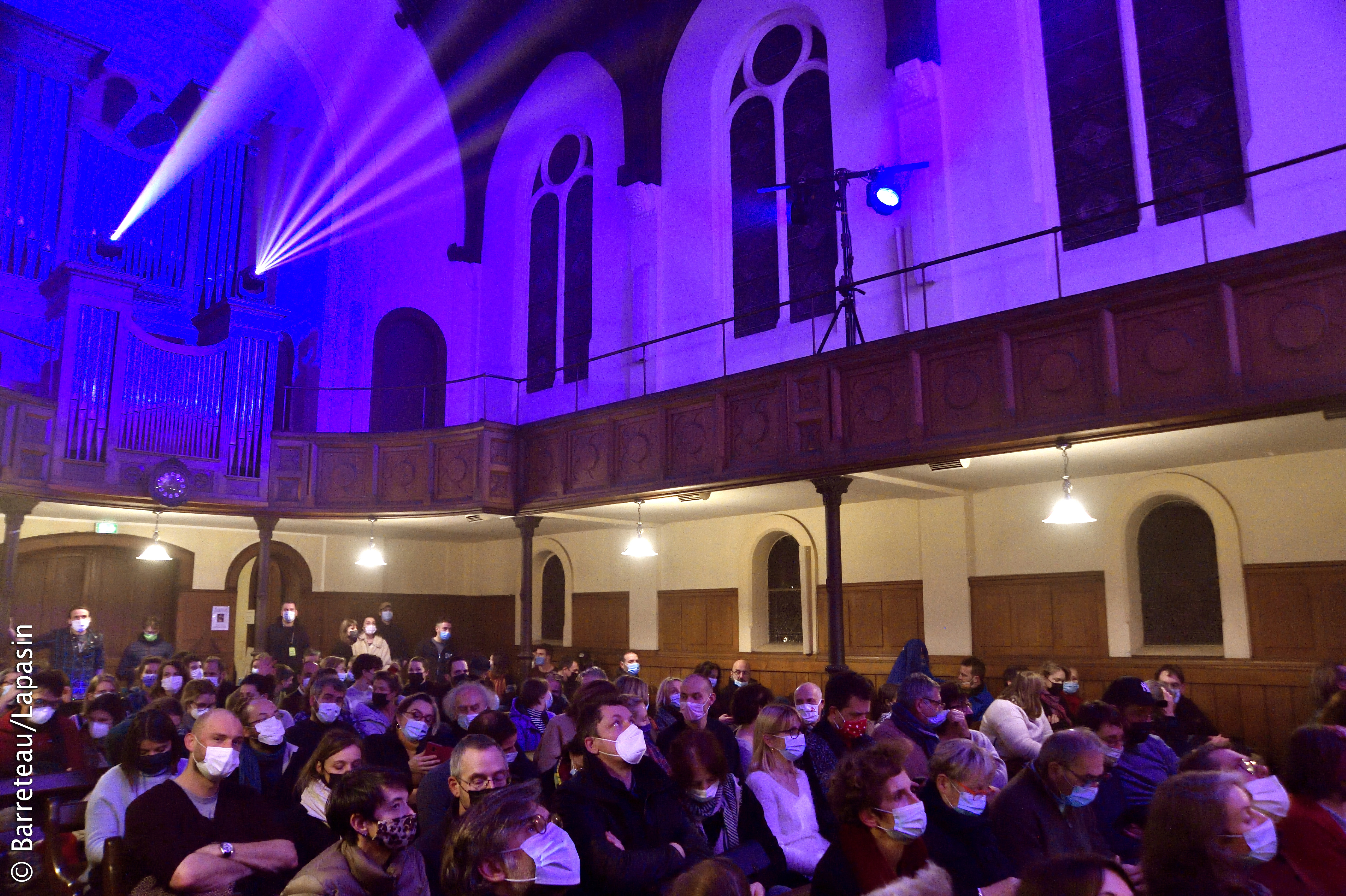 Les photos de l'atmosphère du 21.01.2022 dans le cadre du We Loft Music au Temple Protestant à Roubaix en France.