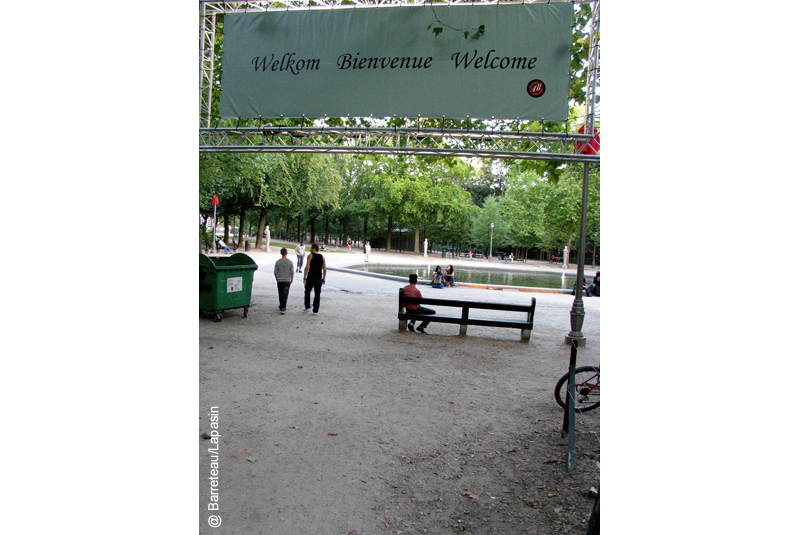 Kiosque à musique du Parc Royal /Warandepark/ à Bruxelles en Belgique.