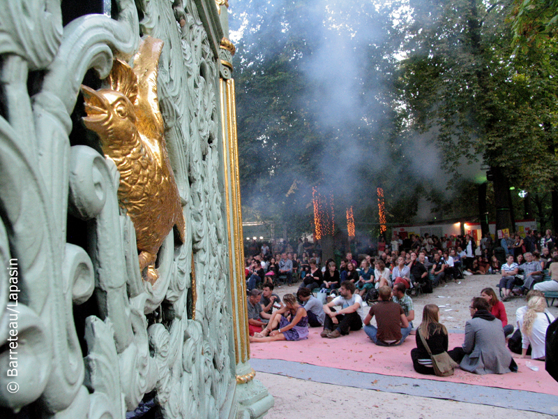 Kiosque à musique du Parc Royal /Warandepark/ à Bruxelles en Belgique.