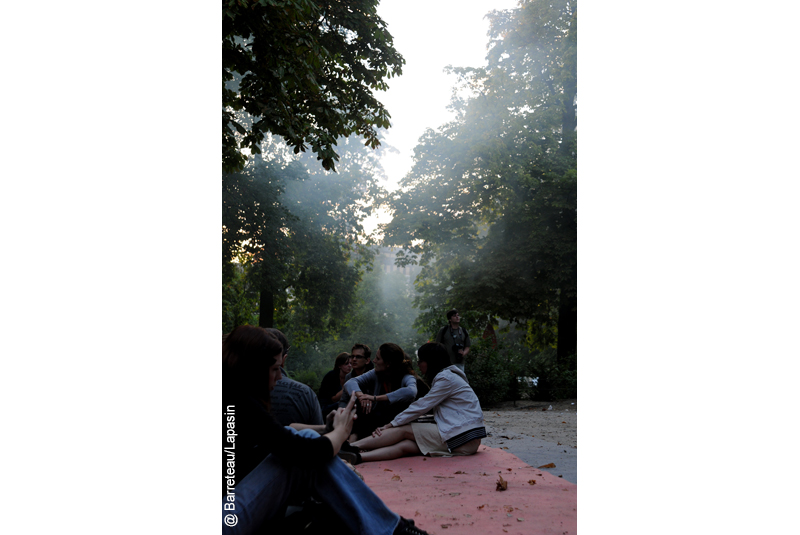 Kiosque à musique du Parc Royal /Warandepark/ à Bruxelles en Belgique.