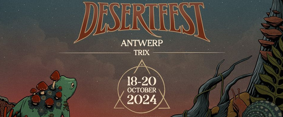 Desertfest Antwerp festival à Anvers/Antwerpen en Belgique.