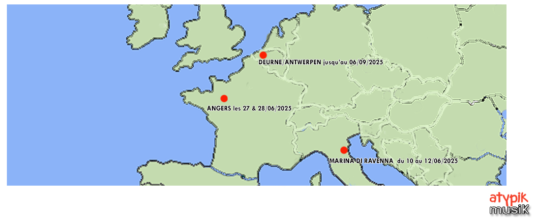 Les évènements de musique alternative au mois de juin en Europe.